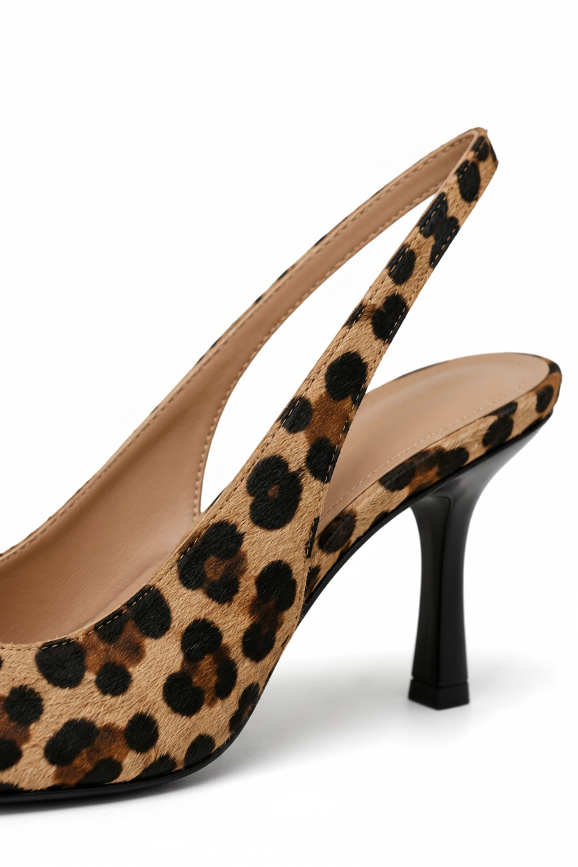 SAYULITA — Tacones elegantes estampado leopardo
