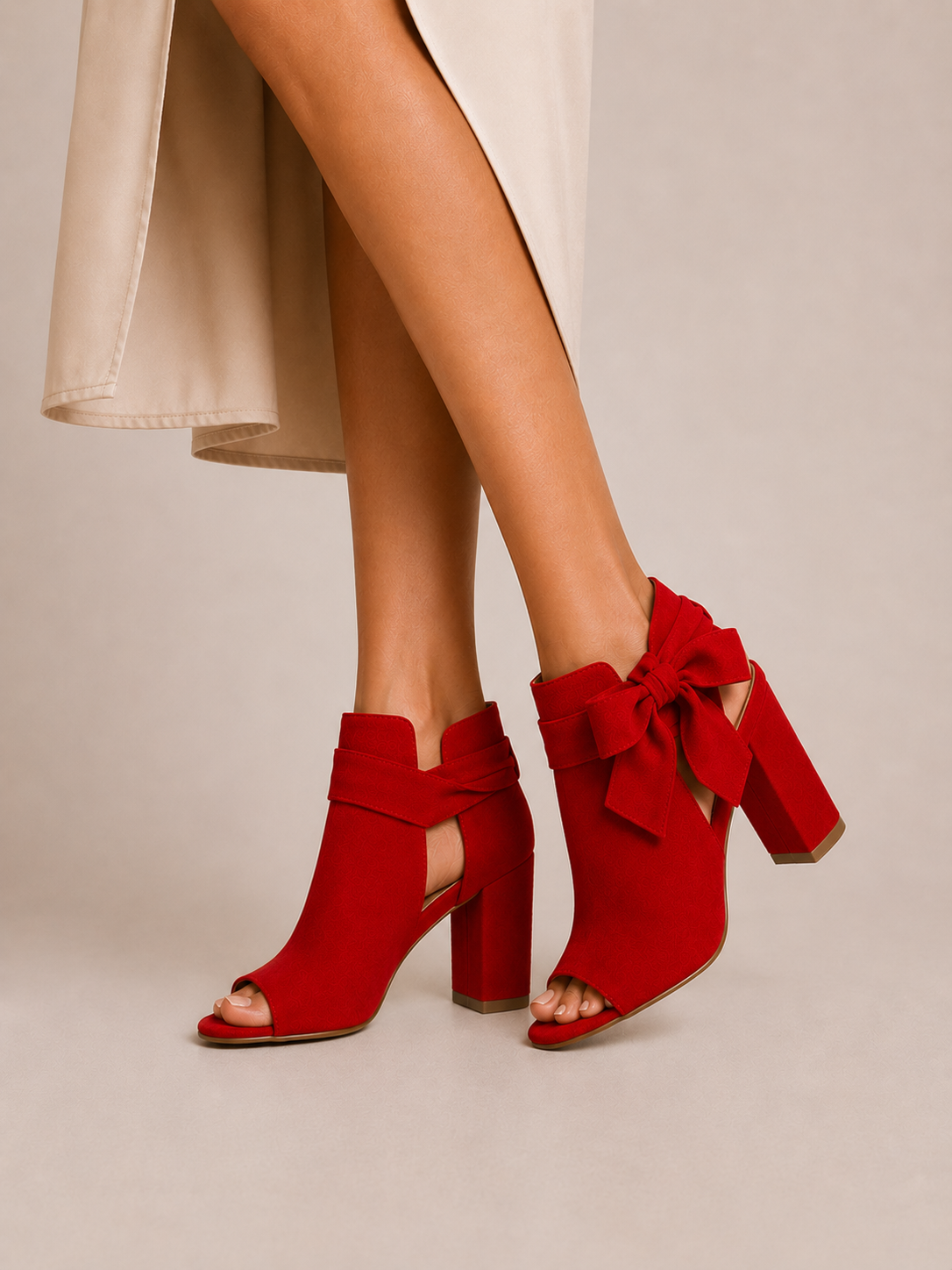 Elara™ | Tacones elegantes con lazo