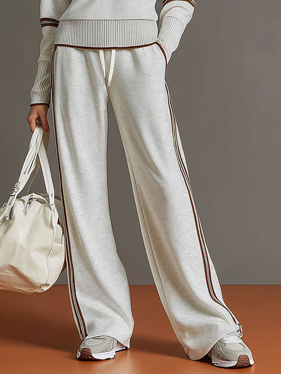 Marietta – Cojunto Elegante con Pantalón de Pierna Ancha