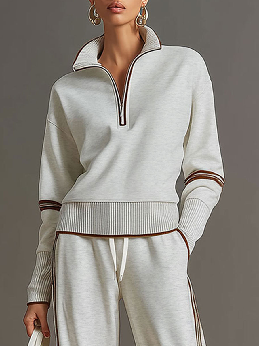 Marietta – Cojunto Elegante con Pantalón de Pierna Ancha