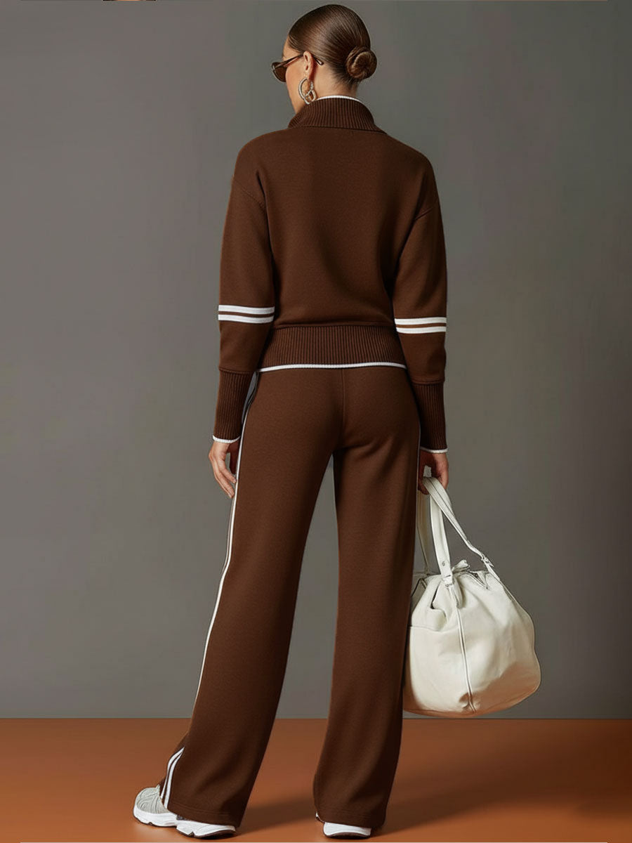 Marietta – Cojunto Elegante con Pantalón de Pierna Ancha