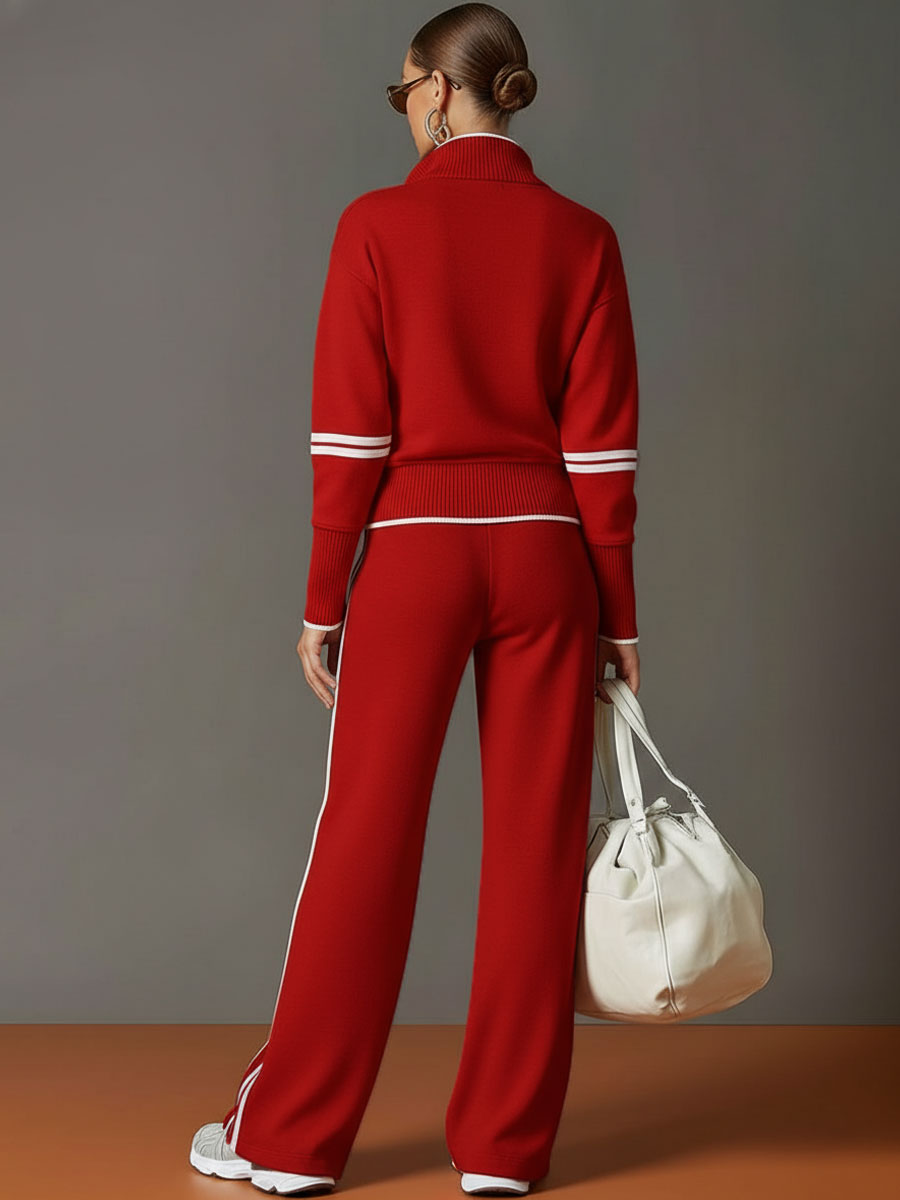Marietta – Cojunto Elegante con Pantalón de Pierna Ancha