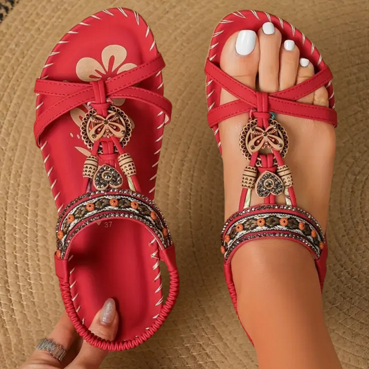 Sandalias detalles artesanales