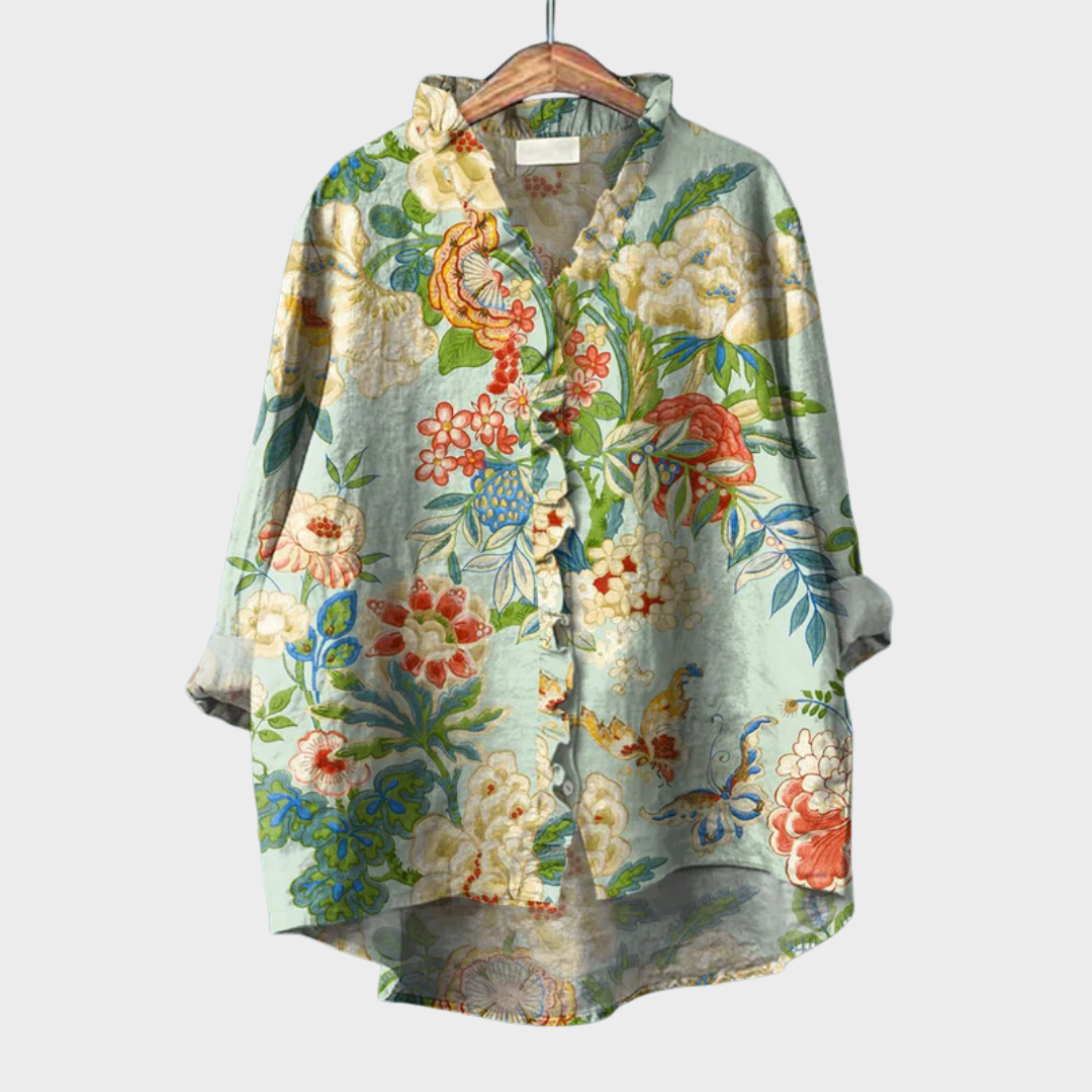 Blusa Flores del Paraíso