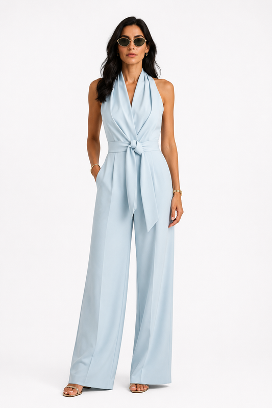 Mono elegante con cinturon