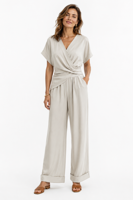 Conjunto Elegante de Dos Piezas