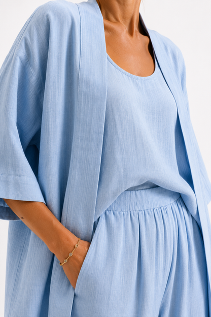 MORELIA — Conjunto fluido con blusa de regalo
