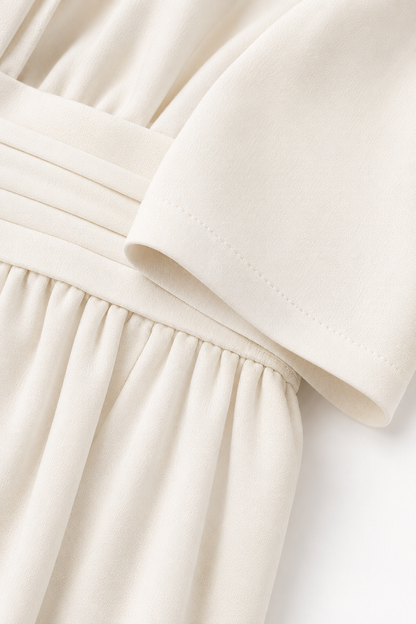 HOLBOX — Mono elegante de escote cruzado
