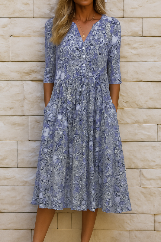 Olivia | Vestido Elegante con Escote en V