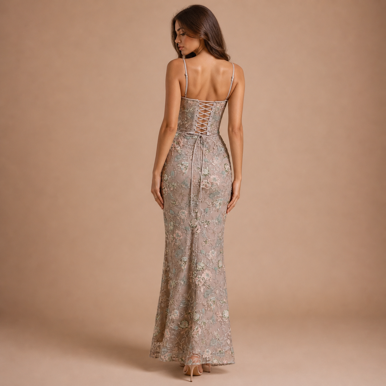 Sara – vestido sirena bordado