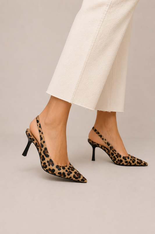 Savannah™ | Tacones elegantes estampado leopard