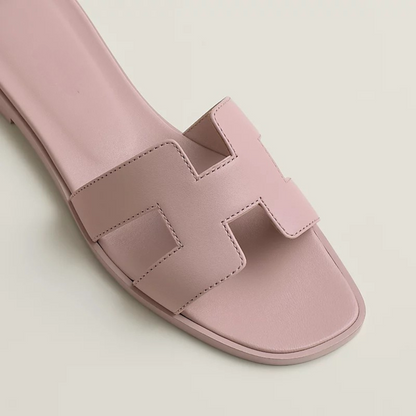 Sandalias planas estilo artesanal