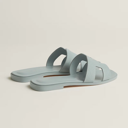 Sandalias planas estilo artesanal