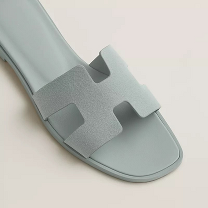 Sandalias planas estilo artesanal