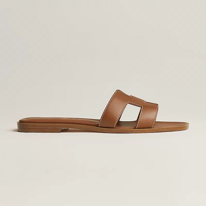 Sandalias planas estilo artesanal