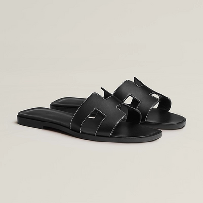 Sandalias planas estilo artesanal