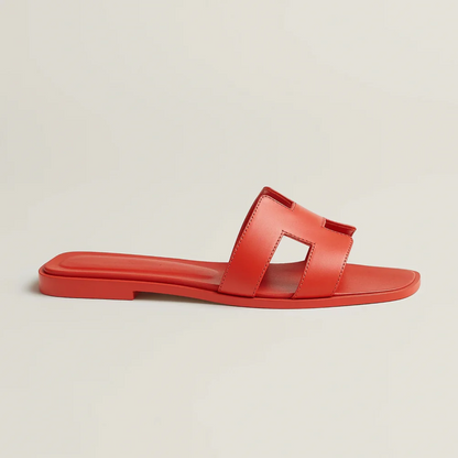 Sandalias planas estilo artesanal