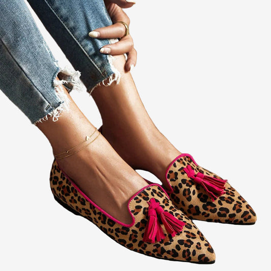Jimena™ | Mocasines de leopardo