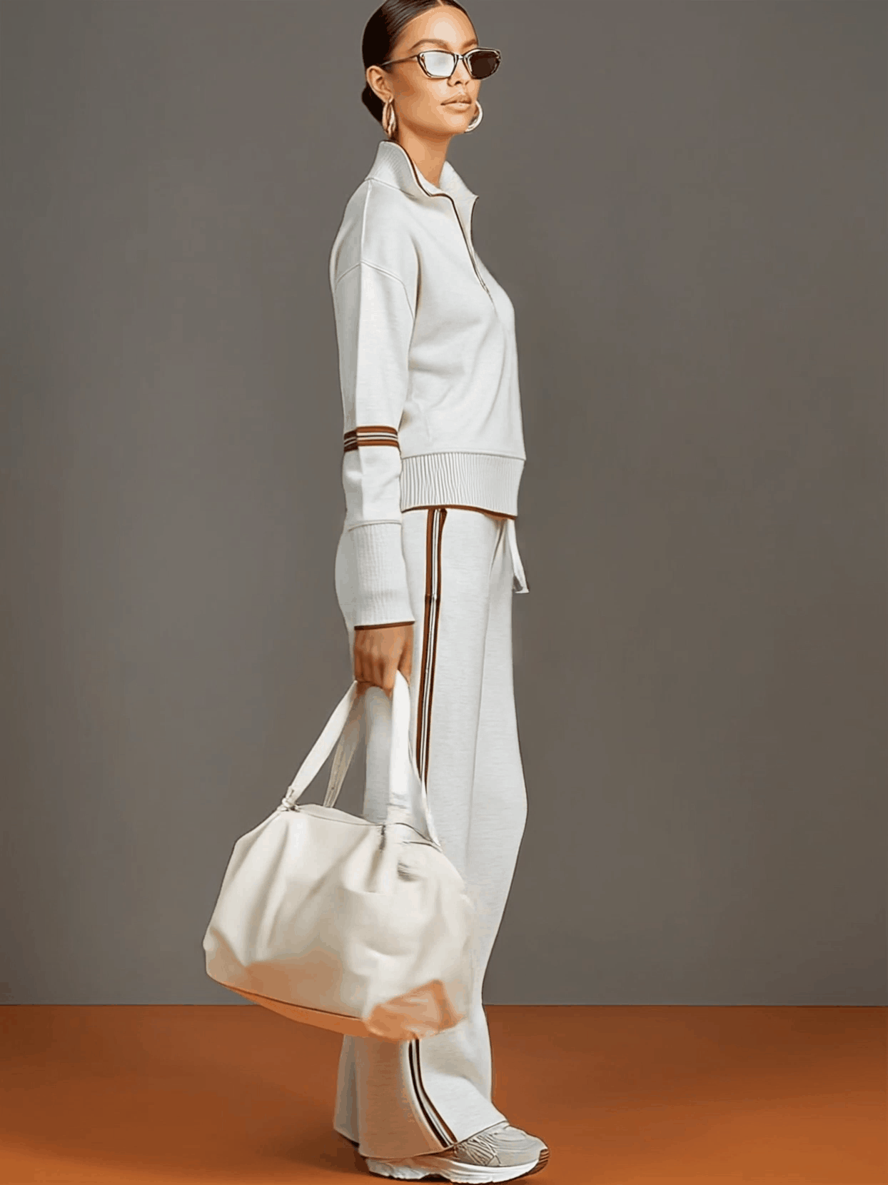 Marietta – Cojunto Elegante con Pantalón de Pierna Ancha