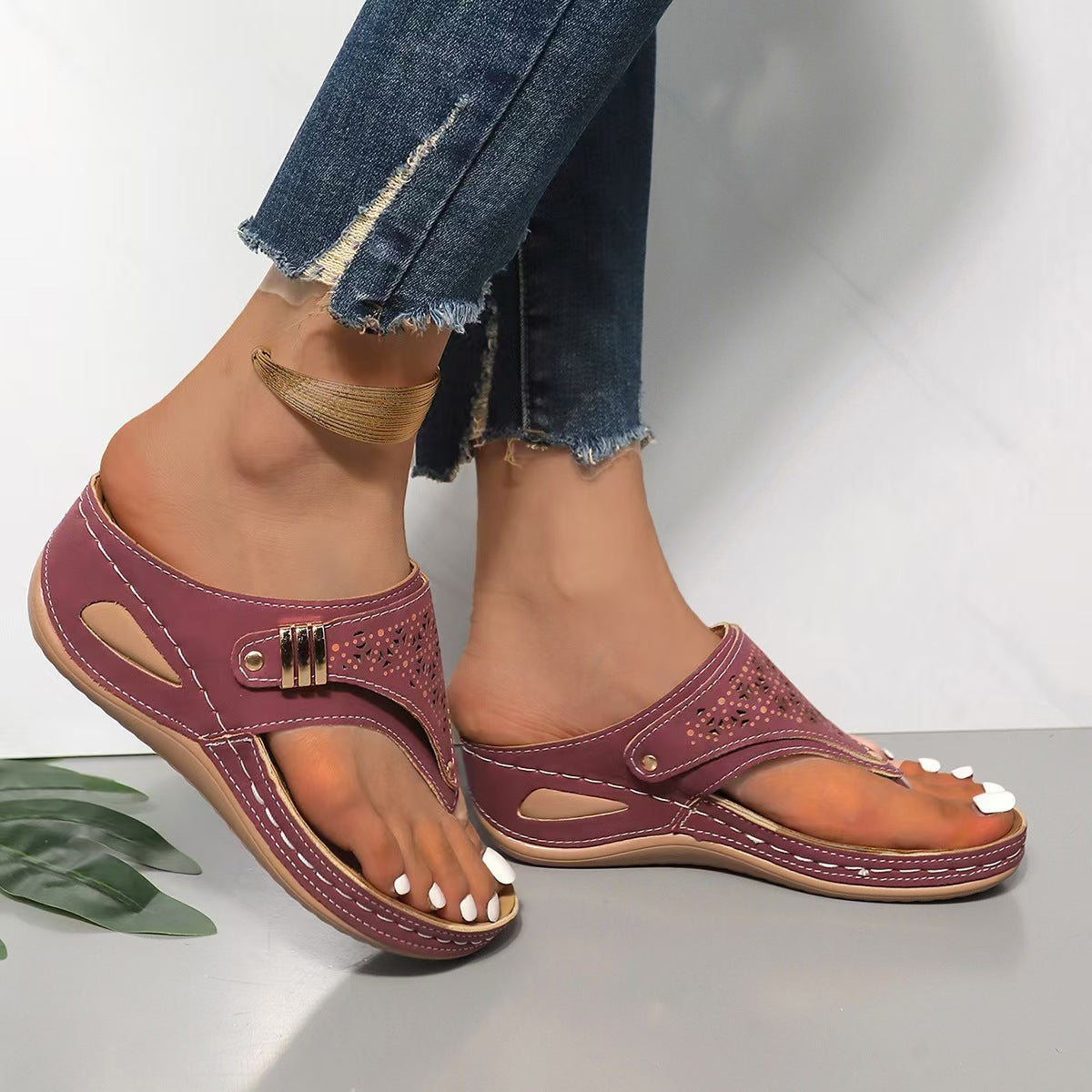 SANDALIAS CUÑA CONFORT