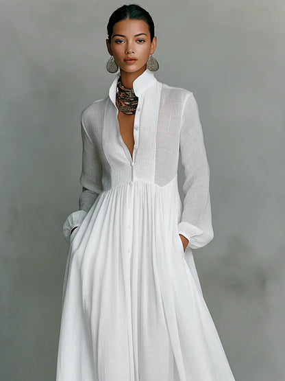 Vestido Largo Fluido de Elegancia