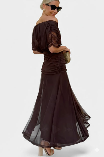 Vestido Largo con Escote en V