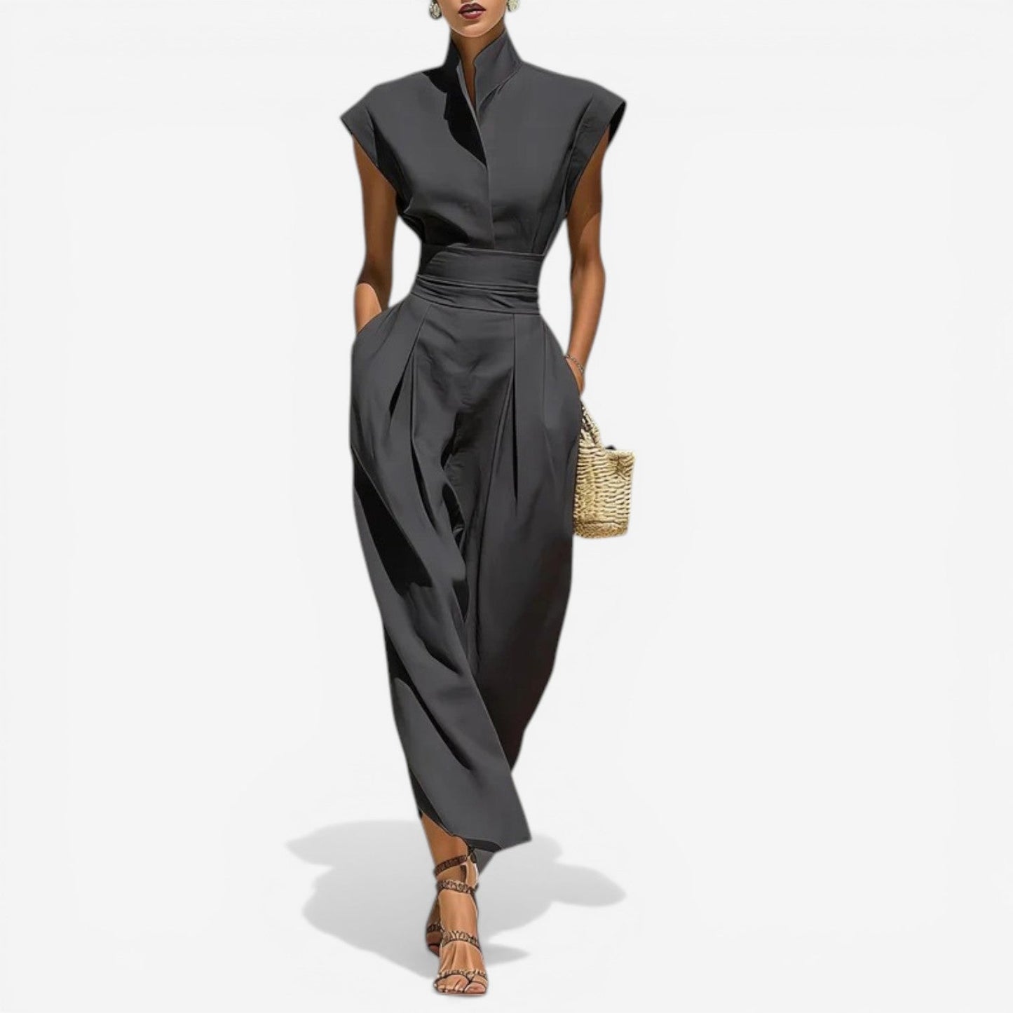 Addison™ Jumpsuit con collo alto