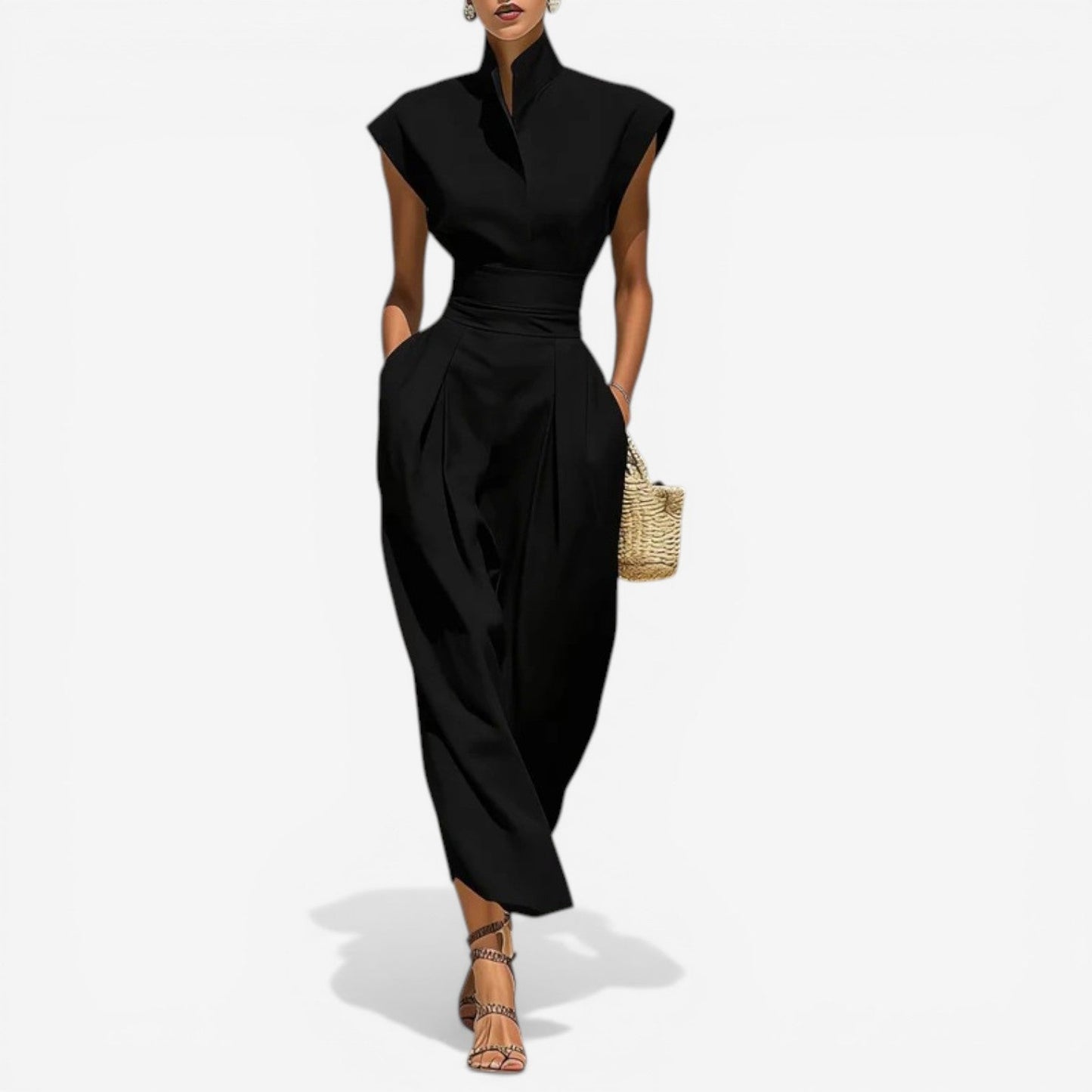 Addison™ Jumpsuit con collo alto